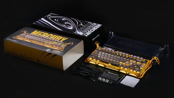 Клавиатура механическая GravaStar Mercury K1 Pro 80keys GSK1PRO_YLW | Зображення 7