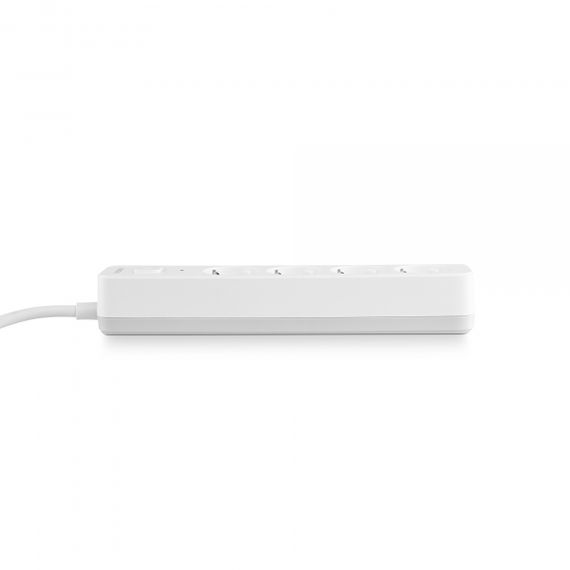 Мережевий подовжувач VIDEX ONCORD з/з 4п 3м (3x1.5мм) з кнопкою White | Зображення 4