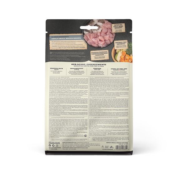 Сухий корм з м'ясом та рибою для собак дрібних порід Acana Adult Small Breed Recipe, 0.34 кг | Зображення 3