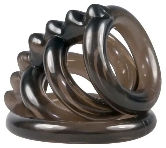 Насадка з кілець КВАРТЕТ Sex Aura | Зображення 6