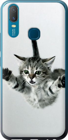Чехол на Vivo Y11 Летящий котёнок "2322u-629-17620"