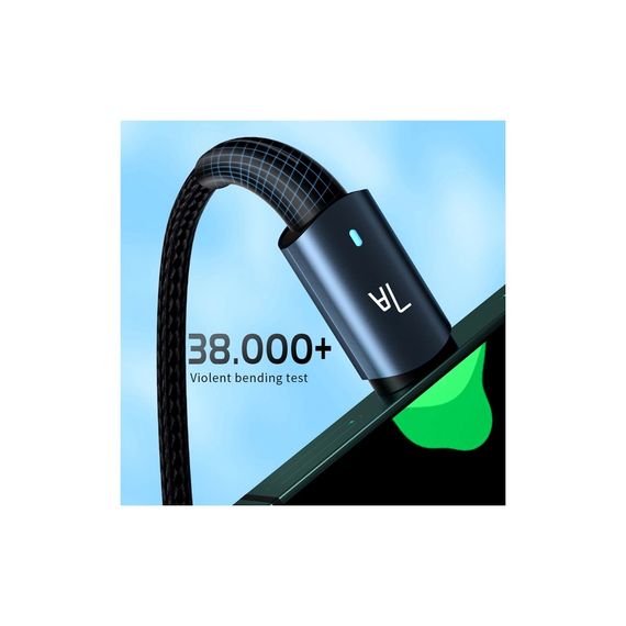 Дата кабель USB 2.0 AM to USB-C 3.0m 100W black Essager (EXC7A-CGC01-P) | Зображення 6