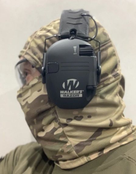 Активные наушники Walkers Razor Black Активные наушники для стрельбы Военные активные наушники | Зображення 2