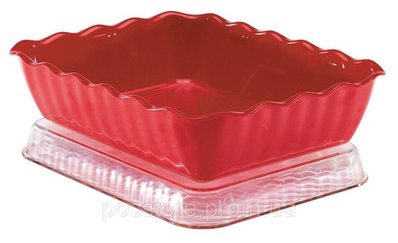 Крышка для салатниц 15х23,8х3,5 см Cambro, Прозрачный, 0,85 л | Зображення 2