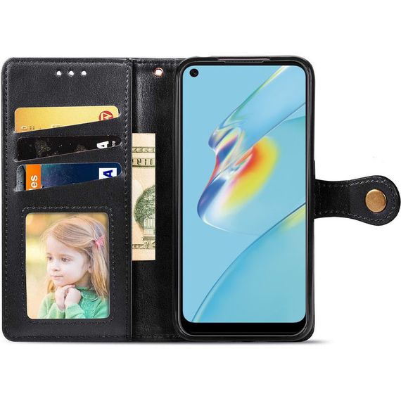 Шкіряний чохол-книжка GETMAN Gallant (PU) для Oppo A74 4G | Зображення 3