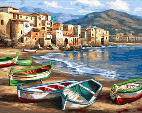 Лодки на побережье