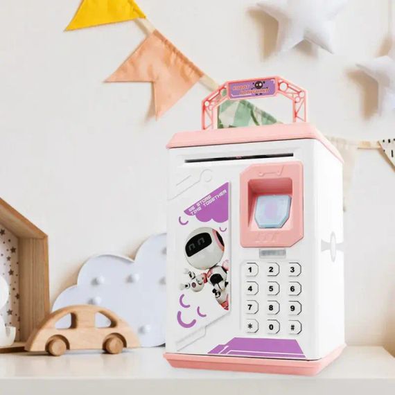 Електронна Скарбничка сейф з відбитком пальця та кодовим замком «BODYGUARD» + купюроприймач | Зображення 5