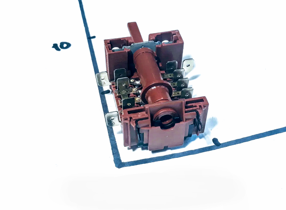 Переключатель шестипозиционный ПМ 82 05 10 Gottak (Испания) | Зображення 2