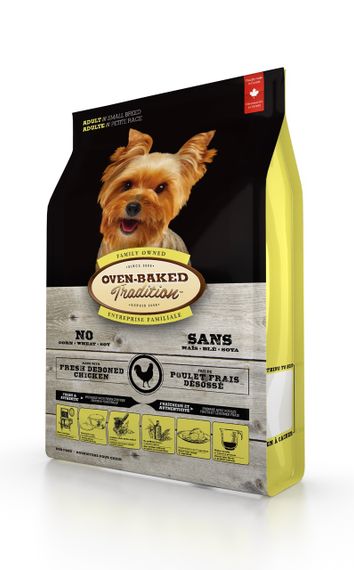 Корм Oven-Baked Tradition Dog Adult Small Breed Chicken сухий з куркою для собак дрібних порід 2.27 кг