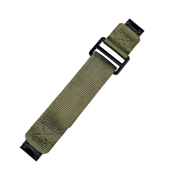 Ремінець для годинника Nylon Pro for Garmin Army Green 22 мм | Зображення 1