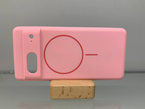 Чохол Google Pixel 7 MagSafe м'який Софт Тач Протиударный рожевий