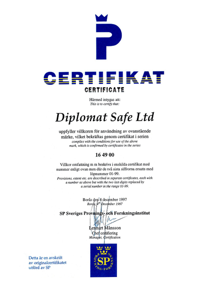 Сейф огнестойкий Diplomat 119 TR2EN | Зображення 7