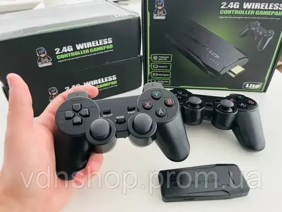 Ігрова приставка  LITE GREEN HDMI 3535 ігор Dendy, Sega, Аркадні ігри, Game Boy, Nintendo, Atari, PlayStation 1 | Зображення 2