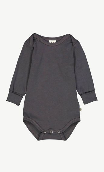 Дитяче боді для новонароджених Green Cotton 68 см Антрацит (25111214A)