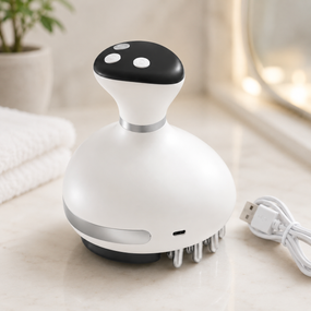 Масажер для шкіри голови Smart Body cupping massager / Вакуумний масажер для шиї та спини, антицелюлітний, USB / Лімфодренажний масажер