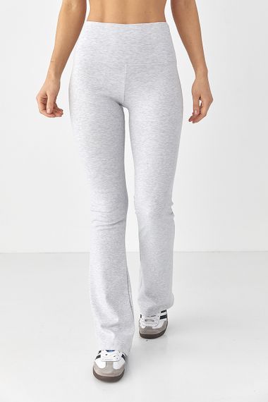 Жіночі лосини-кльош Bershka - світло-сірий цвет, M (є розміри)