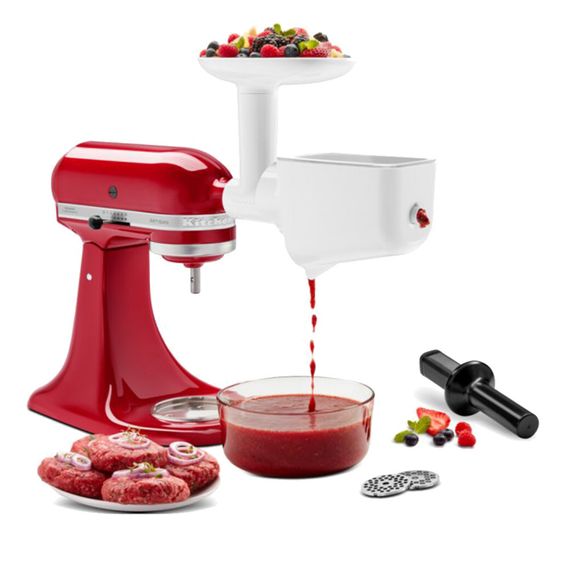 Набір з 2 насадок для перетирання овочів та фруктів KitchenAid 5KSMFVSFGA | Зображення 4