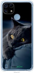 Чохол на Realme C21 Димчастий кіт "825sp-2321-2448"