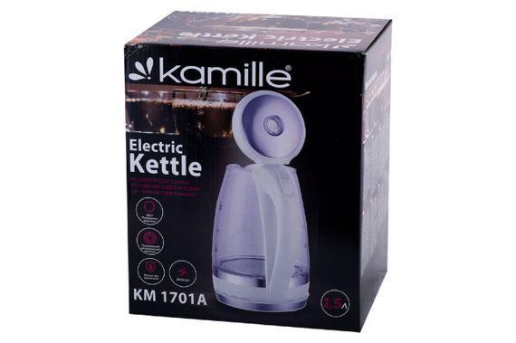 Электрочайник Kamille KM-1701A | Зображення 2