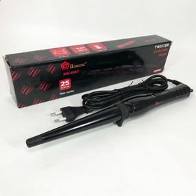 Конусна плойка для волосся DOMOTEC MS-4907, Сучасні щипці для завивки волосся. Колір: чорний