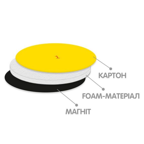 Демонстрационный магнитный набор "Дроби-Танграм" VT5555-03 | Зображення 2
