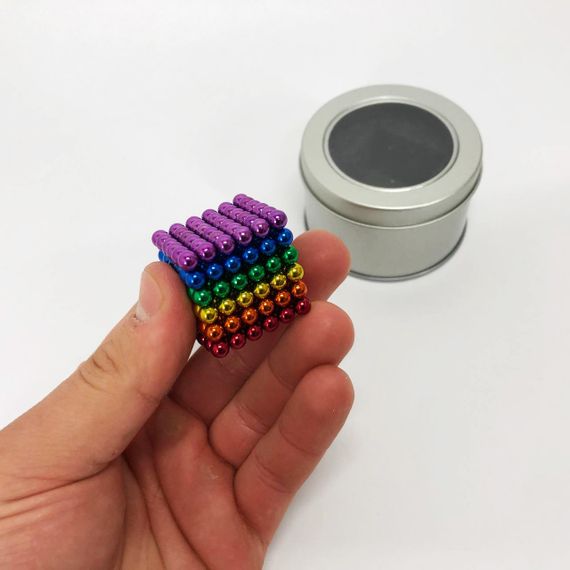 Головоломка магнитные шарики NeoCube, Магнитный кубик NEOCUBE, Магнитный конструктор из шариков Нео Куб XV-97 | Зображення 8