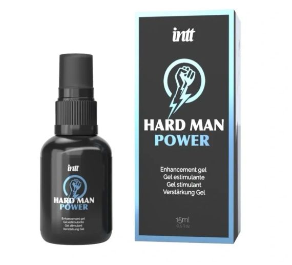 Стимулюючий гель Intt Hard Man Power для чоловіків, 15 мл Sex Aura