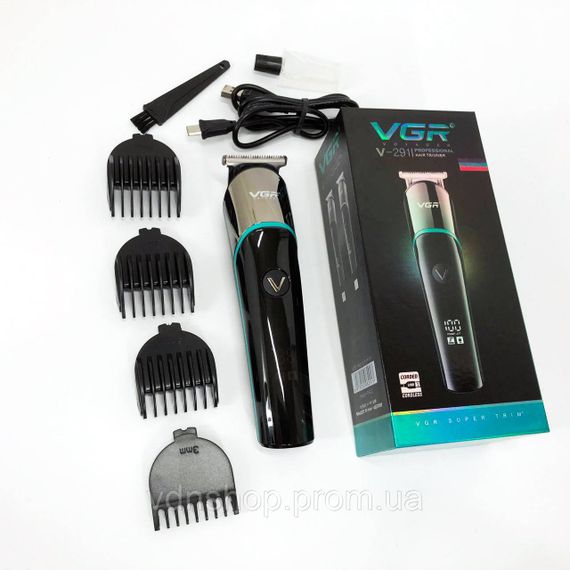 Акумуляторна машинка для стрижки і укладання волосся VGR V-291, Машинка для стрижки волосся бездротова JW-12 | Зображення 7