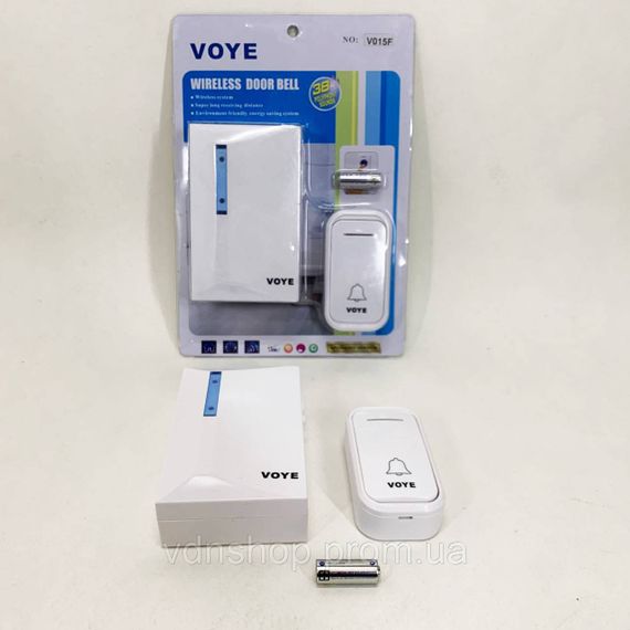 Дзвінок бездротової Mz Voye Battery Дистанційний дзвінок на двері GU-15 | Зображення 2
