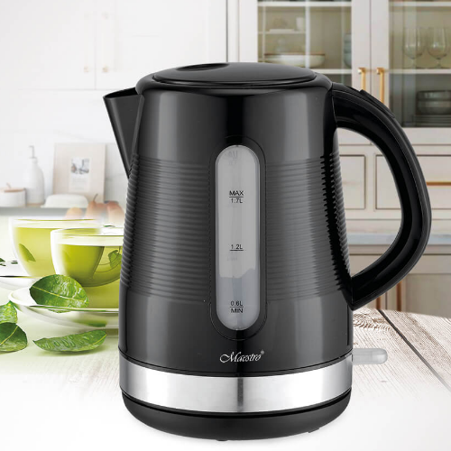 Електрочайник 1,7л 1850-2200W (диск) чорний MR-035-BLACK Maestro | Зображення 2