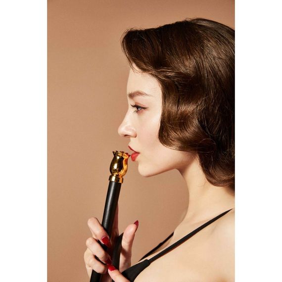 М'який шкіряний хлист з бутоном троянди на рукоятці Soft Whip UPKO sexstyle | Зображення 6