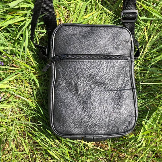 Легка сумка-месенджер, Сумка месенджер слінг, Стильна сумка месенджер Чоловіча чорна RH-92 | Зображення 7