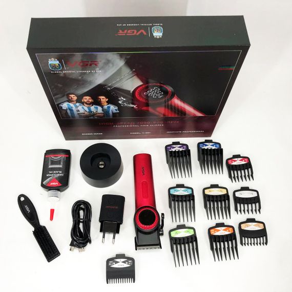 Бездротовий тример для стрижки та гоління VGR, Тример з регульованою довжиною, Машинка для підстригання DM-16 | Зображення 2