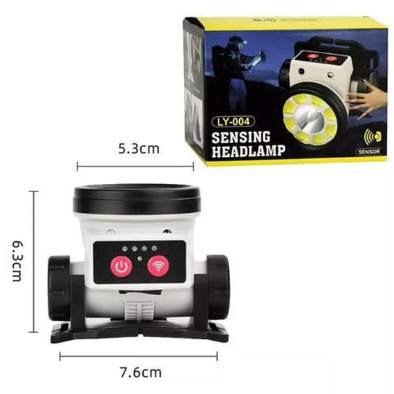 Ліхтар на голову для ЗСУ, Ліхтарик на лоб, Потужний налобний ліхтар для риболовлі AL-33 | Зображення 2