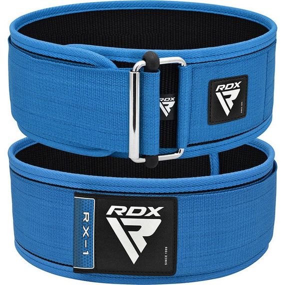 Пояс для важкої атлетики RDX RX1 Weight Lifting Belt BLUE-M | Зображення 1