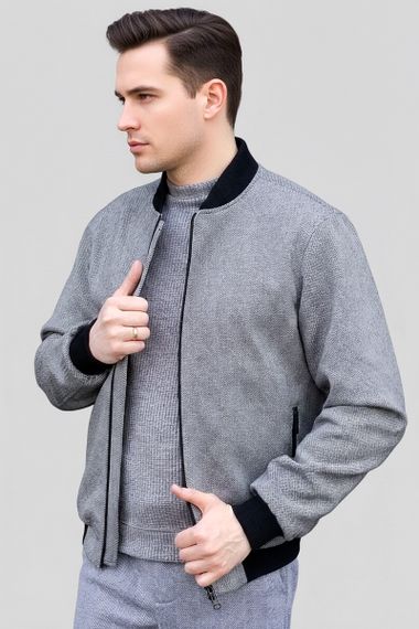 Чоловіча Куртка Sun`s House  розмір: 46 Світло-сірий (арт. AP-2502-C-light-grey)