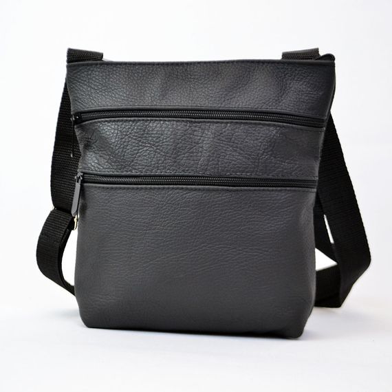 Чоловіча невелика сумка-месенджер, Сумка ділова для документів, Чоловіча шкіряна сумка HD-73 | Зображення 6
