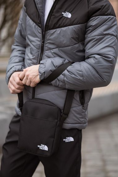 Комплект чоловічий: куртка Active TNF чорно-сіра + штани TNF чорні.  Барсетка TNF у подарунок!  (1468712685) | Зображення 3
