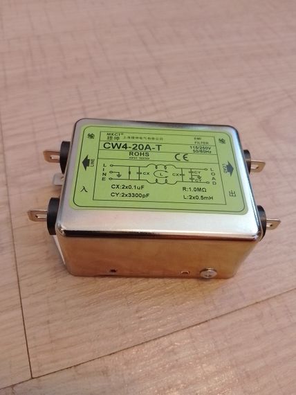 Пристрій захисту emi емі-фільтр AC 20а