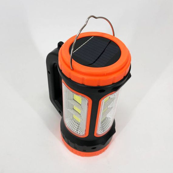Кемпинговый фонарь XBL 818C-3W+COB, фонарь-светильник аккумуляторный кемпинговый. Цвет: оранжевый | Зображення 8