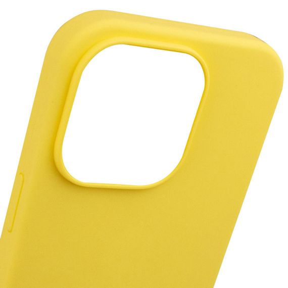 Чохол Silicone Case Full Protective (AA) NO LOGO для Apple iPhone 15 Pro Max (6.7") Жовтий / Yellow | Зображення 2