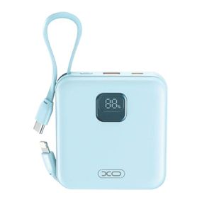 Універсальна Мобільна Батарея Power Bank XO PR235 22.5W with built-in iP and TYPE-C cable 10000 mAh Колір