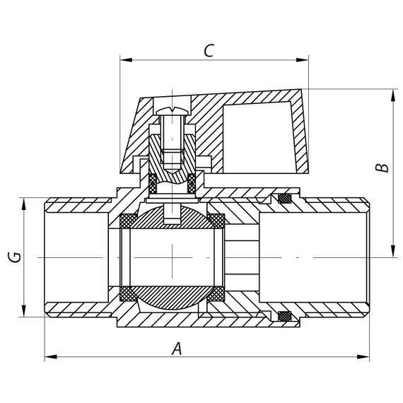 Кран "міні" 1/2" ШШМ Koer KR.402 (KR0157) | Зображення 1