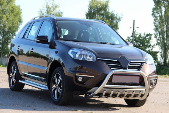 Кенгурятник WT003 (нерж.) для Renault Koleos 2008-2016 рр | Зображення 2