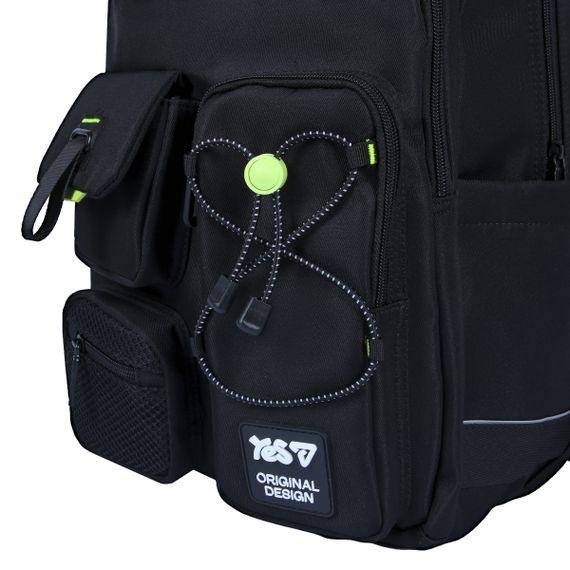 Рюкзак школьный YES TS-43L Just Black 550480 20.6 л | Зображення 6