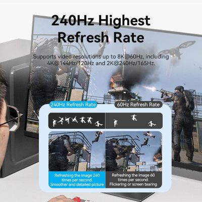 Кабель мультимедийный miniDisplayPort M to Mini DisplayPort M 2.0m V1.4 8K60Hz blue Vention (HCGLH) | Зображення 6