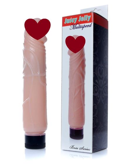 Вібратор Juicy Jelly Multispeed Skin Sex Aura