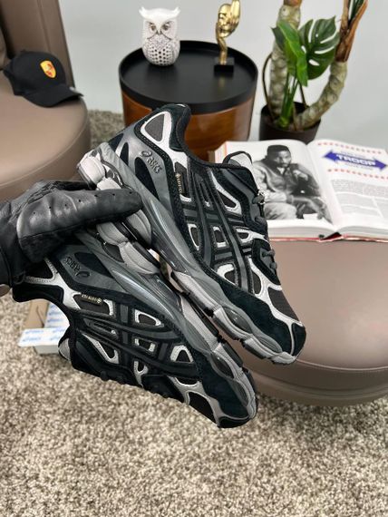 Мужские кроссовки ASICS Gel-NYC Gore-Tex Black Grey Silver (термо) , Вьетнам 44 28 | Зображення 1