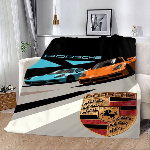 Плед 3D Porsche Дует 12127 135х160 см