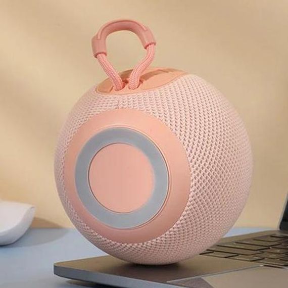 Бездротова потужна колонка TG337 з Bluetooth, RGB-підсвічуванням та радіо. Колір: рожевий | Зображення 3